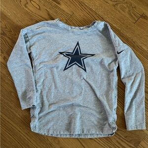 NFL‎ Team Apparel NIKE Dallas Cowboys Thermal Tee Game Day Football Thanksgiving
